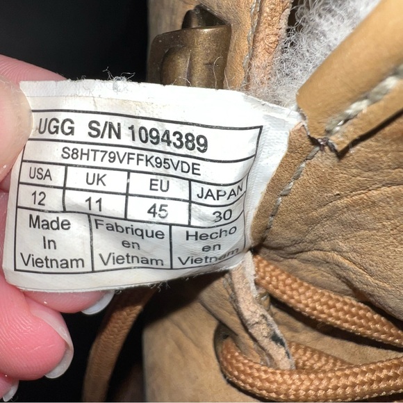 UGG Hannen TL Waterproof Combat Boot In Desert Tan - Picture 5 of 7